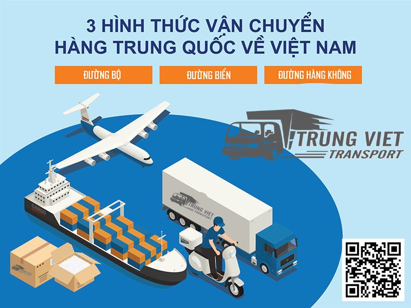 Lựa chọn hình thức vận chuyển cùng vận tải Trung Việt