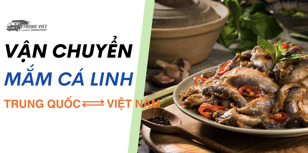 Vận chuyển mắm cá linh sang Trung Quốc