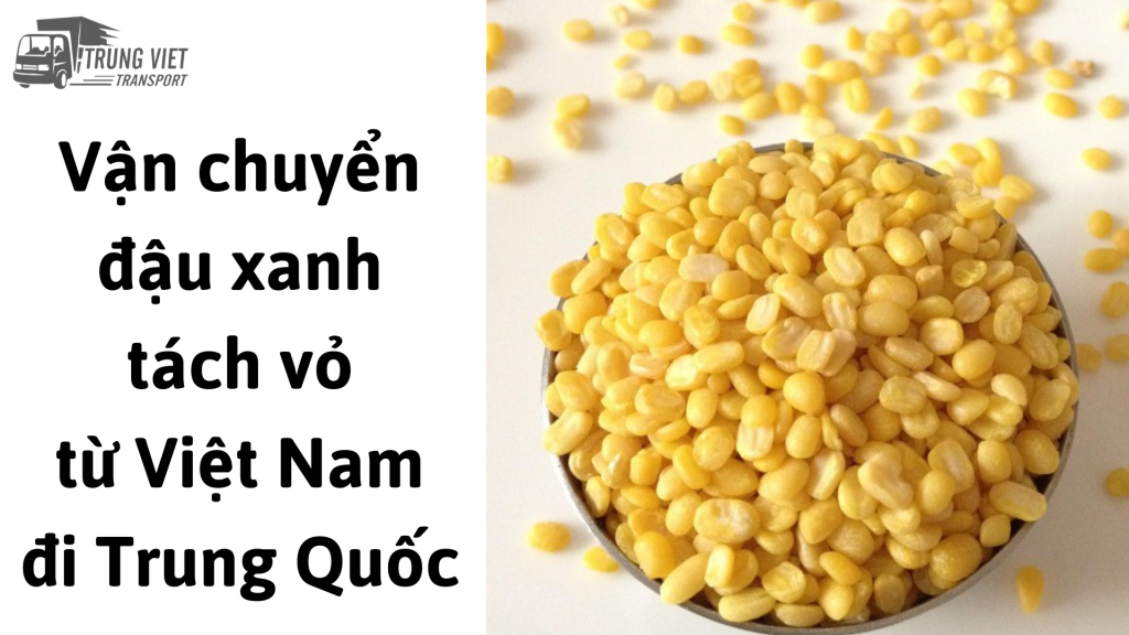 Dịch vụ vận chuyển đậu xanh tách vỏ từ Việt Nam đi Trung Quốc