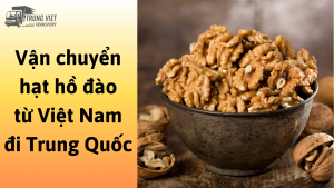 Dịch vụ vận chuyển hạt hồ đào từ Việt Nam đi Trung Quốc