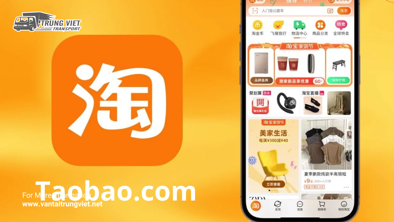 Dịch Vụ Mua Hộ Hàng Taobao Miễn Phí Tại Vận Tải Trung Việt