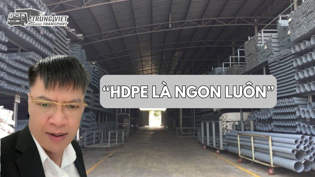 Giải pháp vận chuyển hạt nhựa HDPE