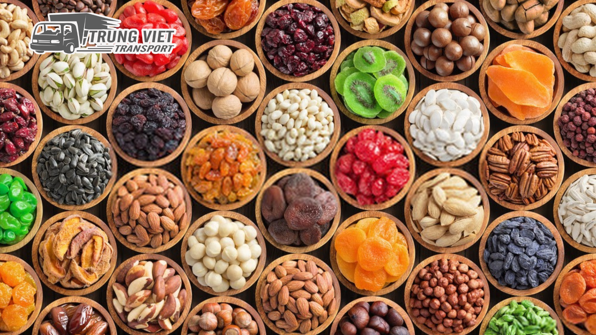 Các loại thực phẩm khô phổ biến trên thị trường Trung Quốc.