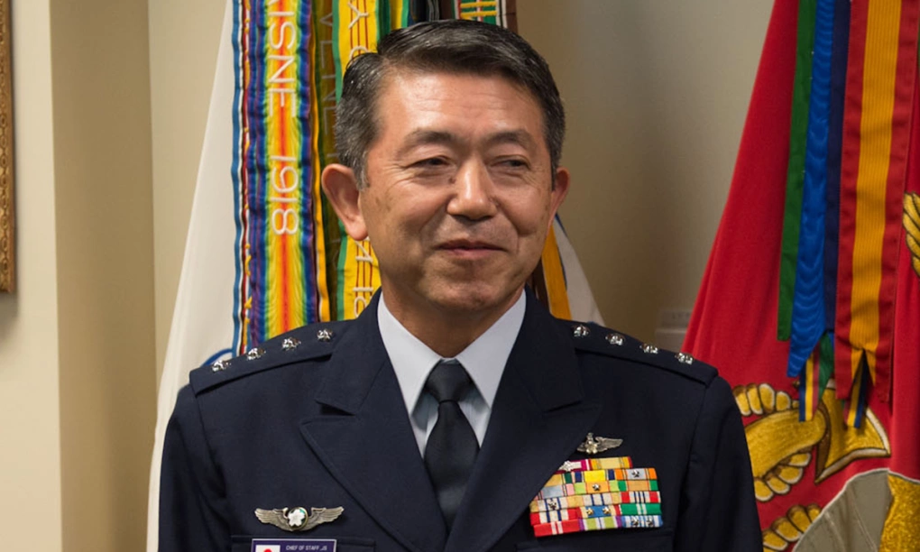 
Ông Shigeru Iwasaki trong chuyến thăm Lầu Năm Góc hồi năm 2012