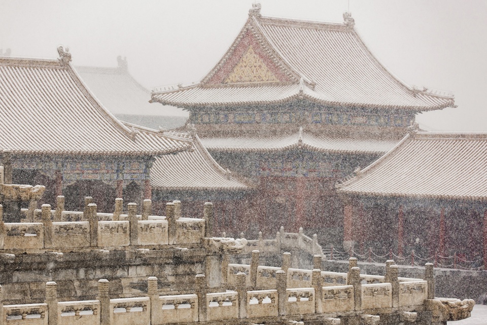Tuyết bao phủ Tử Cấm Thành